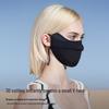 Summer Gradient Blush UV Protection Ice Silk Mask for Women - 3D Stereo Design, UPF 50+, Eye Corner Protection