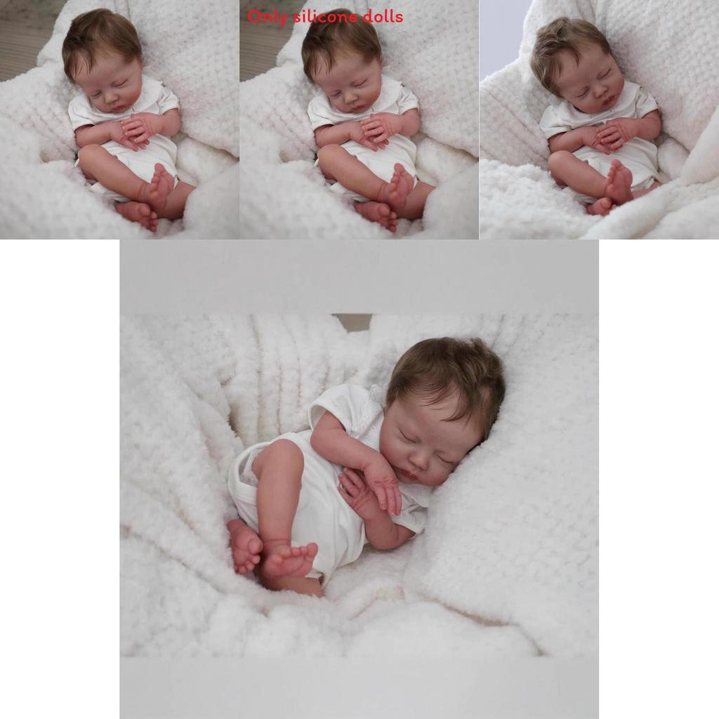 Silicone Reborn Doll 45cm Handmade 3d Skin For Collectors And Gift Enthusiasts