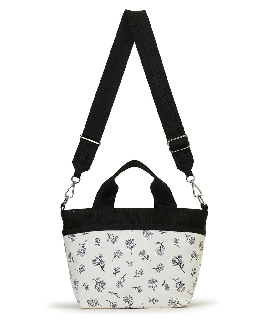 SMALL BUCKET TOTE 3041 Ink Sketched Floral Ivory [Official] / /