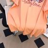 Women's Plus Size Slimming Loose Fit Short-Sleeve Round Neck Mid-Length T-Shirt (200/300/350 Jin)