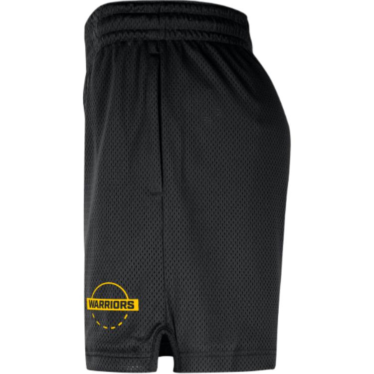 Nike X NBA Collaboration Golden State Warriors Letter Logo Elastic Waist Basketball Shorts Men Shorts HM6553-010