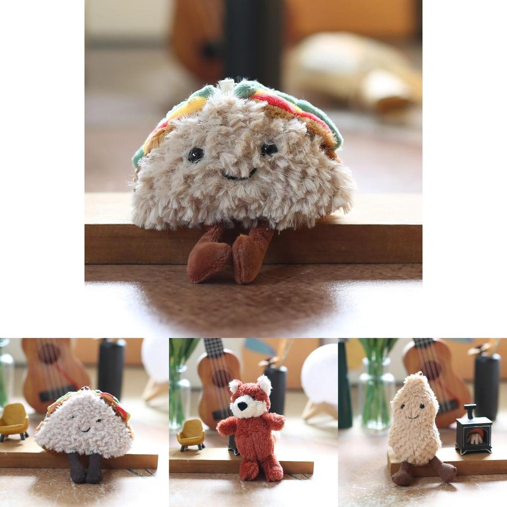 Super Soft Plush Keychain Stuffed Animal Bag Charm Gift For Kids Teens Backpack Decor 15cm