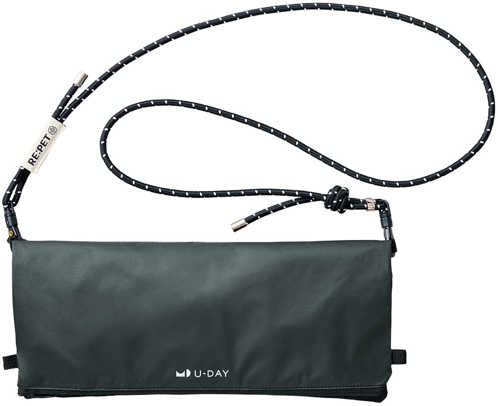 Because Umbrella Ripetto Color Mini Black Ripetto/Folding Shading/Plain D-065671