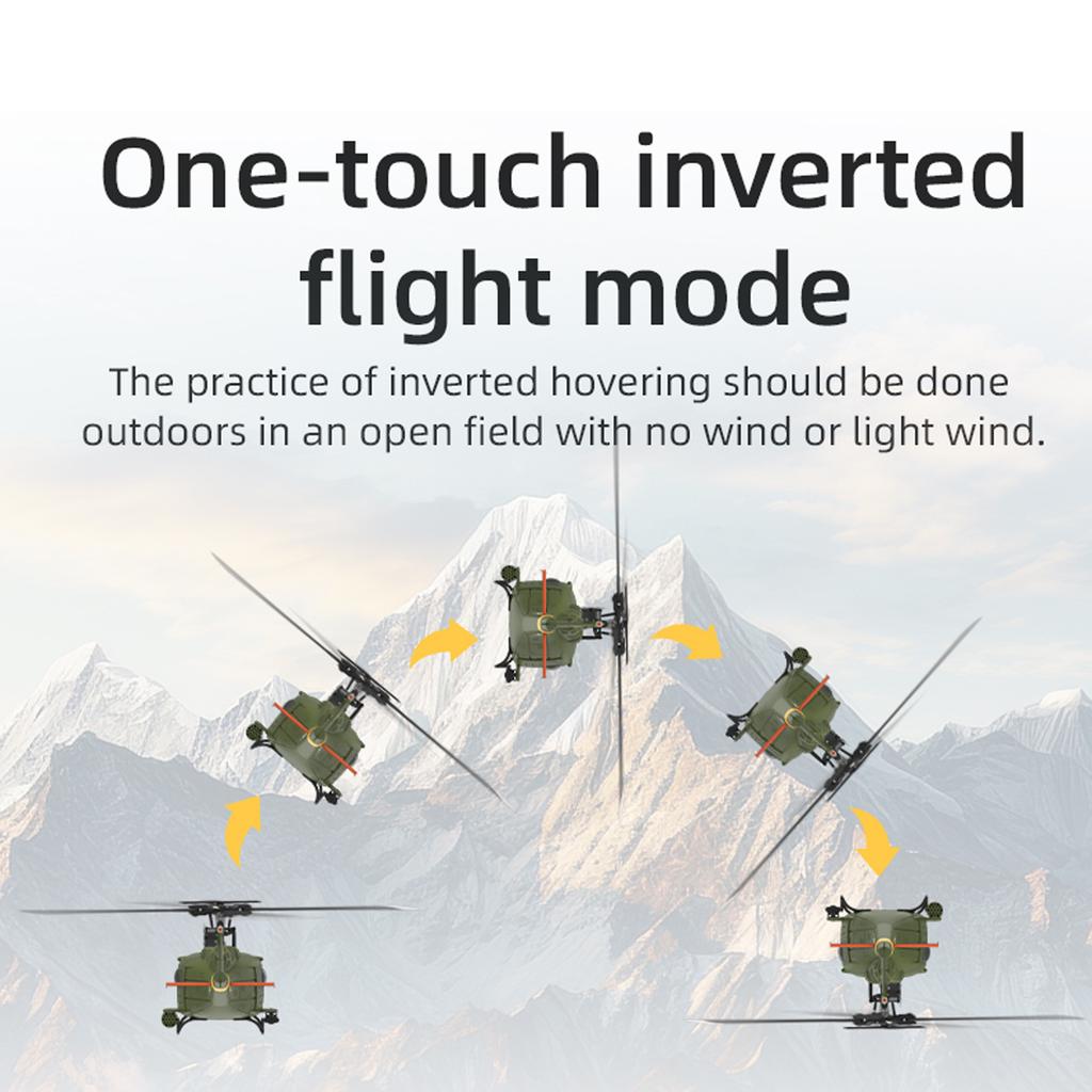 Remote Control Helicopter with Brushless Motors, Altitude Hold, Gyro, Optical Flow Positioning Function, 2.4GHz Mini