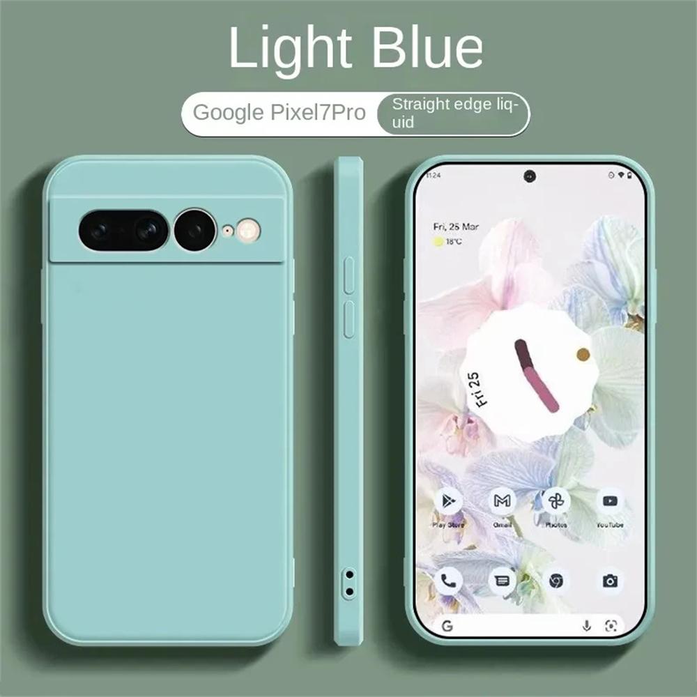 Für Google Pixel 10 9 8 Pro XL 8A 7 7A 6 6A Flüssigsilikon Handyhülle Kabelloses Laden Stoßfest Schutzhülle Rückseite