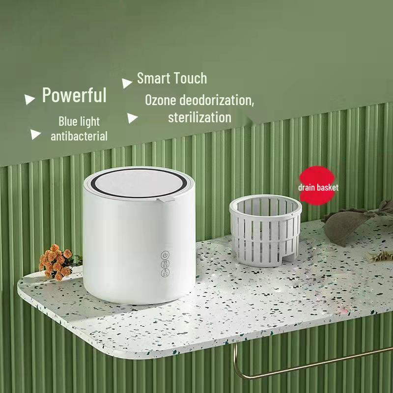 Compact Semi-Automatic Wash & Dry Combo for Baby Clothes, Underwear & Socks - Portable Dorm Laundry Solution