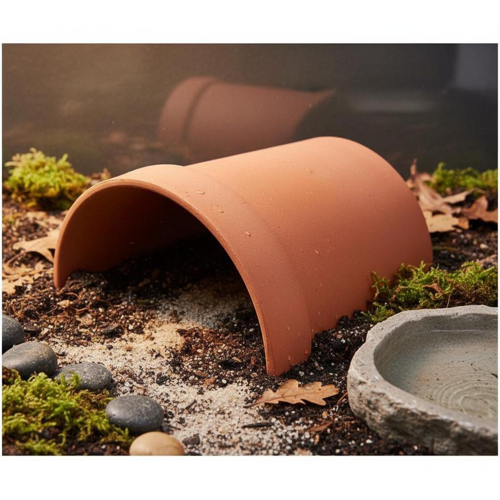 Tortoise Cave Hide Stable Base Turtle Climbing Breathable for Tortoises