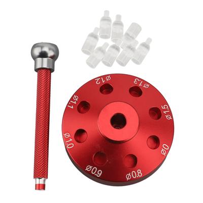 Watch Hands Fitting Setting Presser Alloy Steel Watch Hands Fitter with 8 Pcs Setting Head for Watchmaker