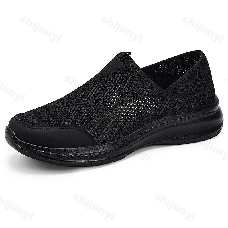 Fashion 2025 Summer Casual Shoes for Men Mesh Breathable Fashion Trend Single Shoes Comfortable Slip On Lightweight Soft soled Sneakers