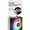 Coolcirc A400 CPU COOLER 4 Heat pipes 9cm RGB Cooler PC Air-Cooled Radiator  Quiet Hydraulic Bearings For AMD AM2/AM3/AM4