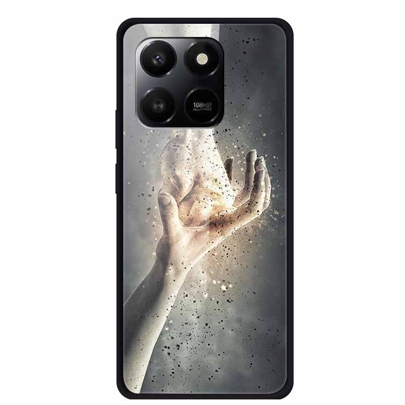 Glass Case For Honor X7d Play 10T 5G Case Soft Bumper Hard Tempered Glass Back Cover For Honor 400 Smart 2025 Phone Cases Fundas