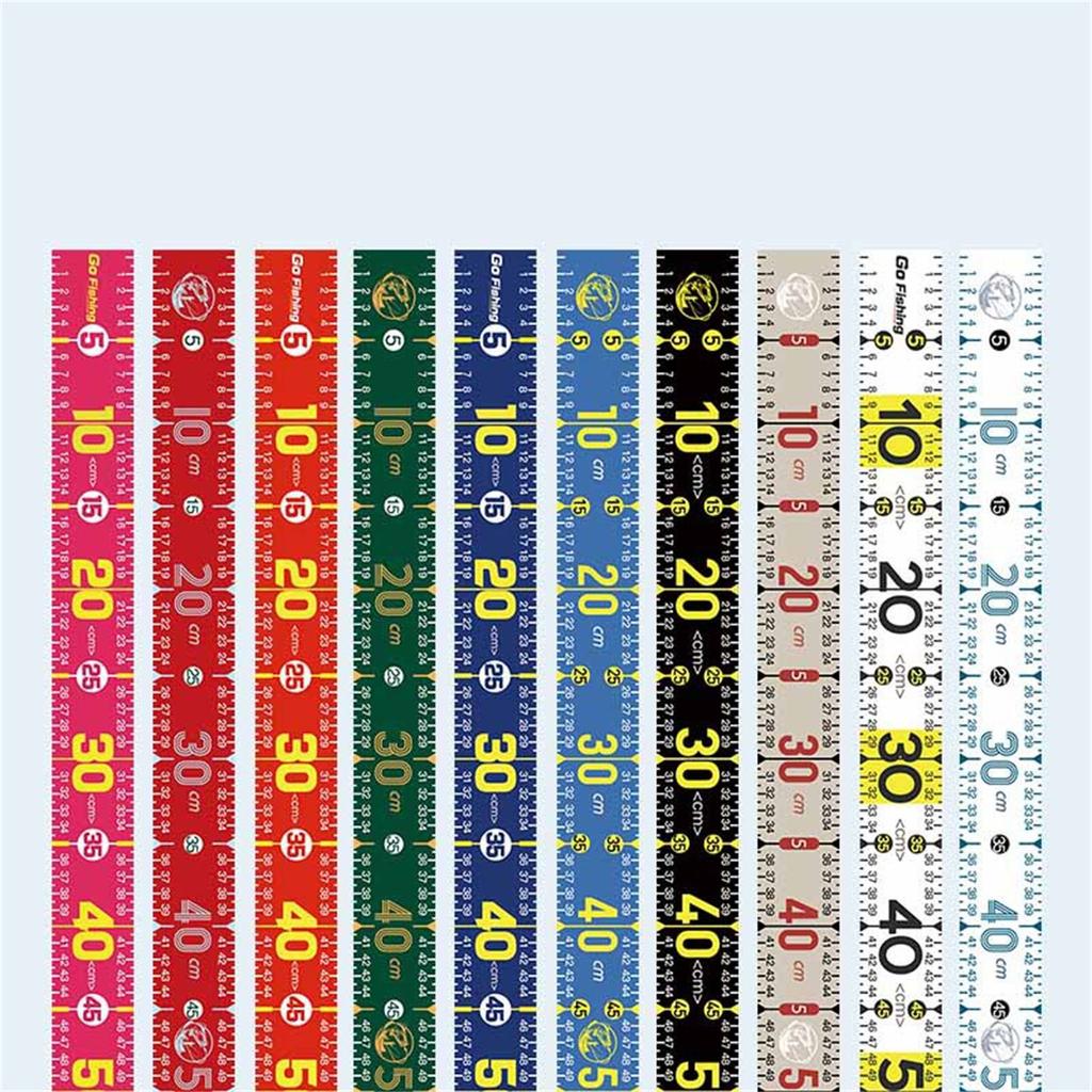51in Fishing Tape Measure Adhesive Ruler Portable Fish Measurement Tool for Anglers Waterproof Soft Fish Measuring Tape