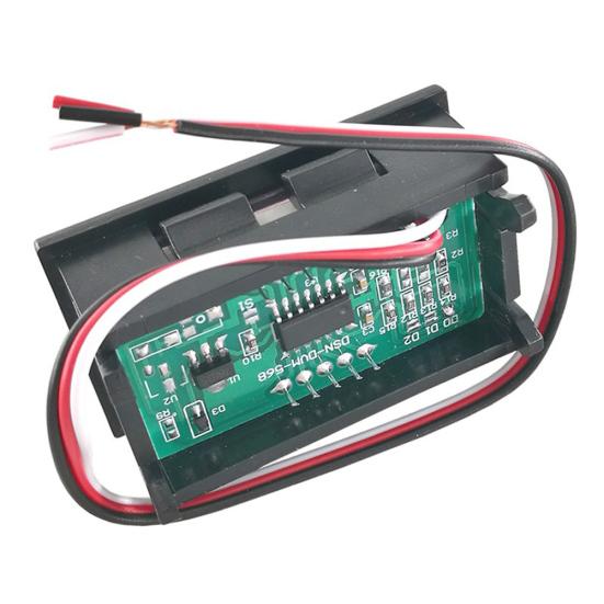 მინი 0.56 დიუმიანი LED ციფრული DC 4.5V-30V ვოლტმეტრი ვოლტ ძაბვის პანელის მრიცხველი