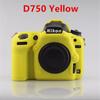Coque de protection en caoutchouc silicone souple pour boîtier d'appareil photo Nikon Z50 Z5 Z6 Z7 Z6II Z7II D600 D610 D750 Housse de protection en caoutchouc