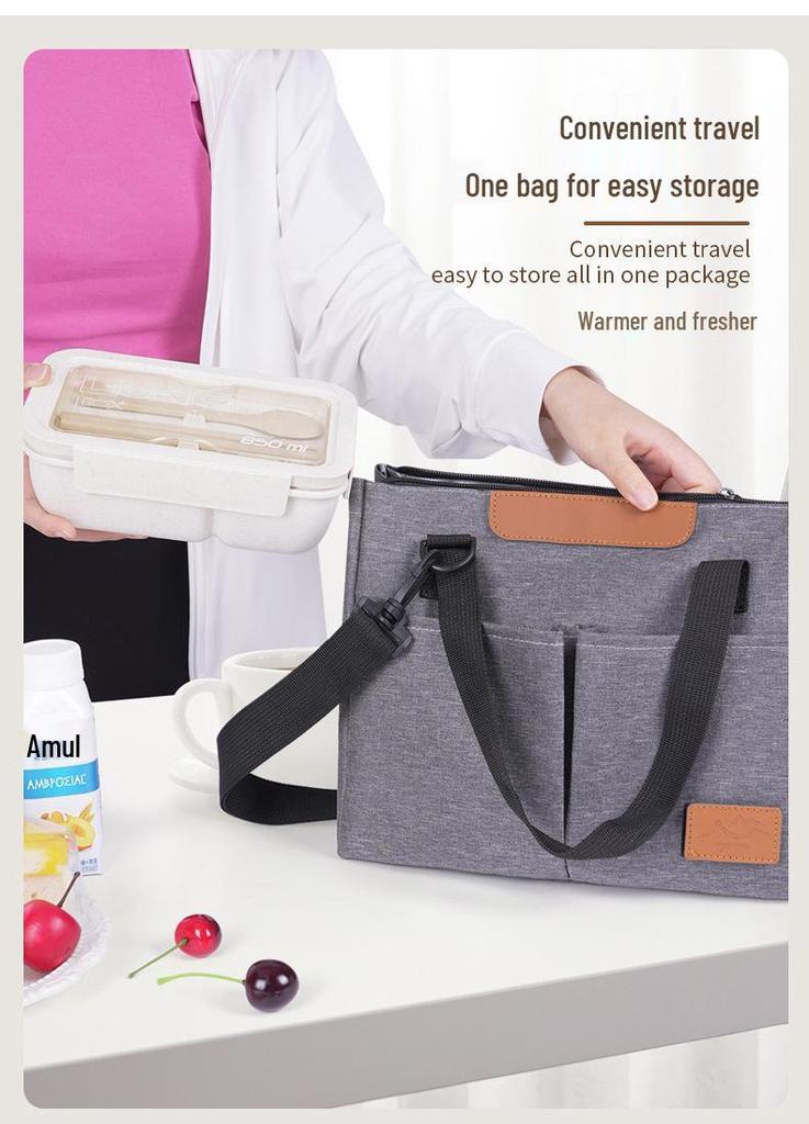 Triangle Large Capacity Insulated Travel Lunch Bag - Hot Selling Fashionable Fresh-Keeping Ice Pack Carrier
