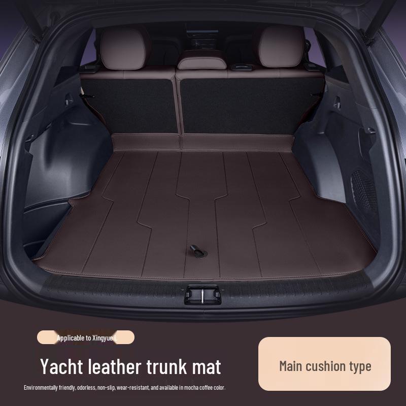 Xingyue L Trunk Mat: Full Coverage for 26 Geely Models, Original Car Color
