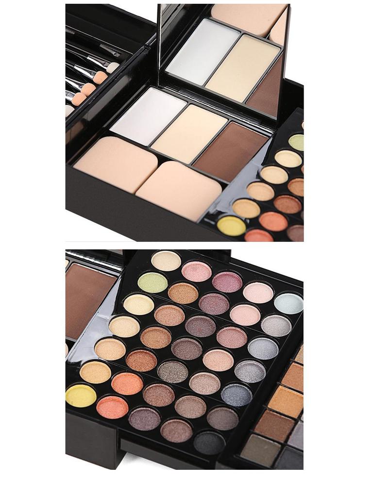177-Color Eyeshadow, Lip Gloss, Blush, and Contour Makeup Palette Set