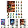 Christmas Countdown Calendar With Frog Acrylic Hanging Decorations For Holiday Room Decor