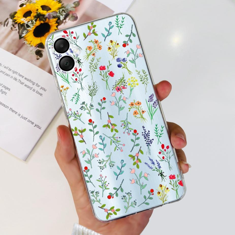 For Samsung Galaxy A06 Case SM-A065F New Luxury Painted Cover 6.7'' Soft Silicone Phone Case For Samsung A06 A 06 GalaxyA06 Bags