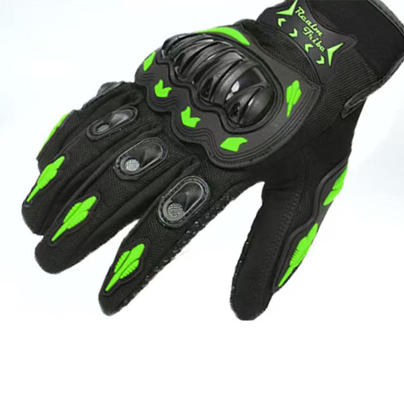 Outdoor Gloves Breathable Anti Slip Gloves Shock Absorbing Full Finger Cycling Gloves