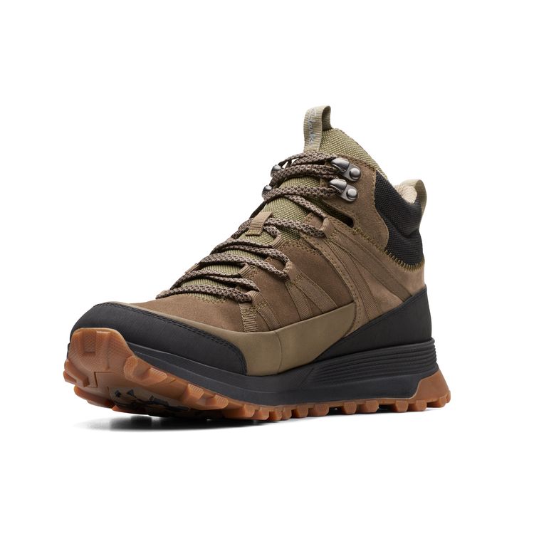 Clarks City Outdoor Series Breathable Waterproof Durable Shock Absorbing Non-Slip Short Hiking Boots Men Boots 261726927