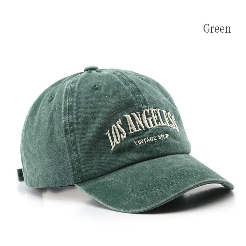 Bawełniana czapka z daszkiem dla mężczyzn i kobiet modny haftowany kapelusz bawełniany miękki top czapki Casual Retro czapki z daszkiem Unisex