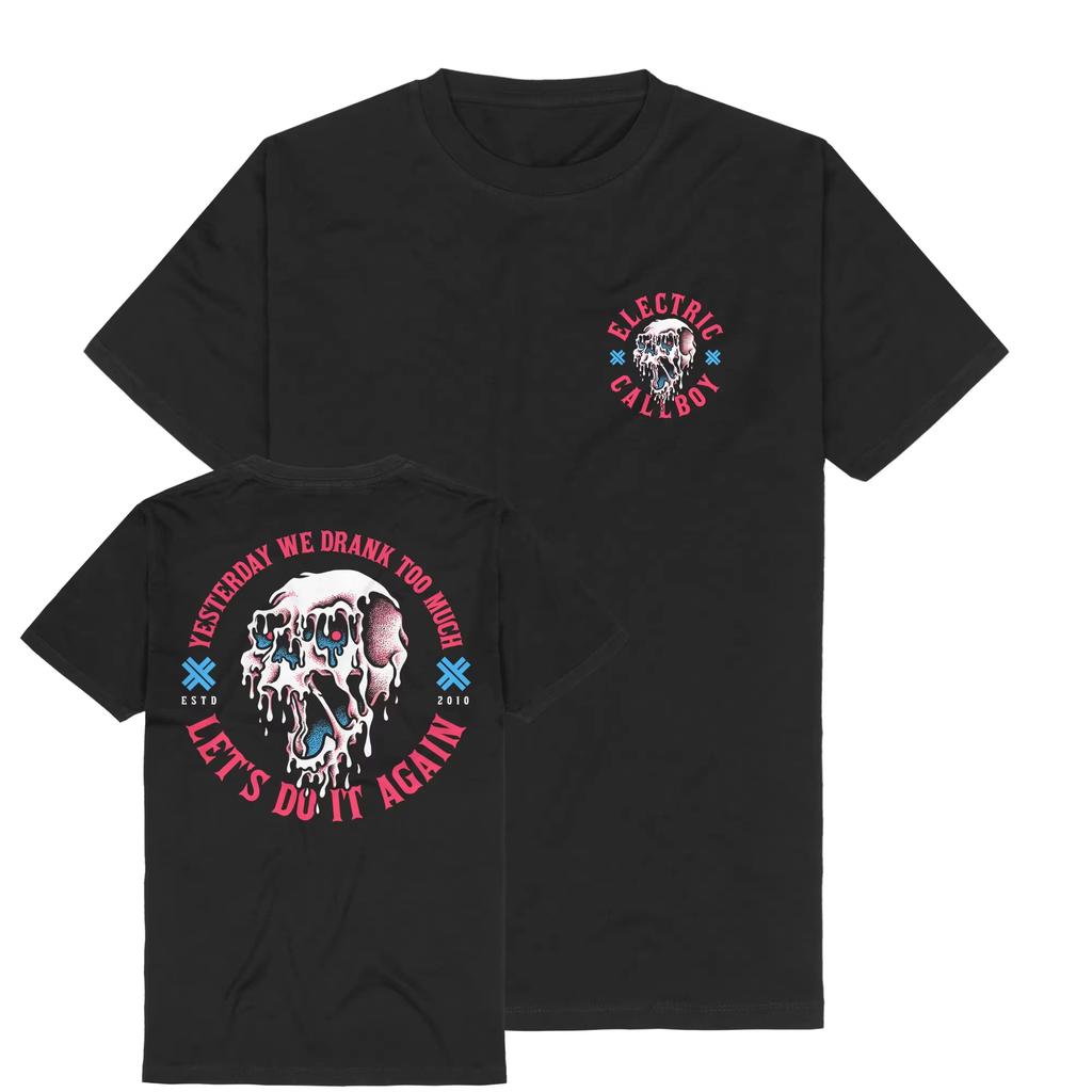 motorcycle New 2025 Electric Callboy Helmet Graphic T-Shirt Unisex Summer Thin Short Sleeve Casual Tee