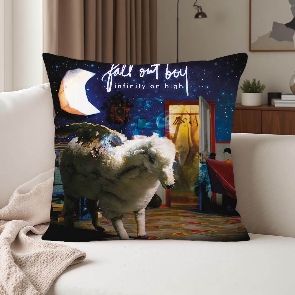 FFall Out Boy Band Pillow Case Suitable For Bedrooms Living Rooms Cars Home Decoration