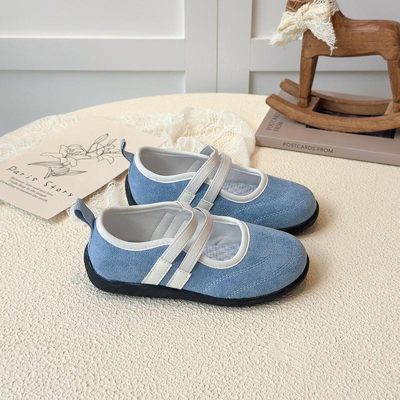 

Children Leather Shoes for Girls Spring Autumn New Fashion Korean Style Soft Bottom Anti-slippery Versatile Casual Shoes 24