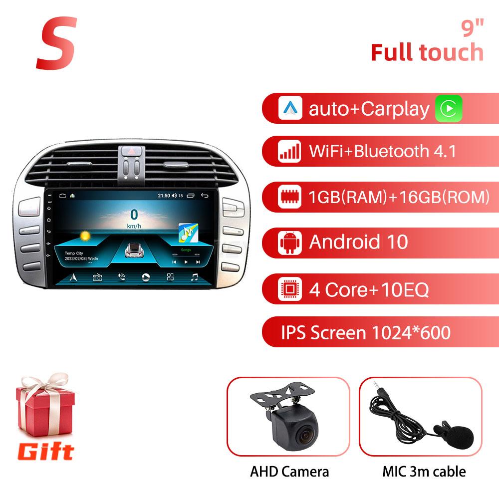 2 Din Carplay Car Multimedia For Fiat Bravo 2007-2012 Android Car Radio Stereo GPS Navigation Head Unit Autoradio Audio 4GLTE