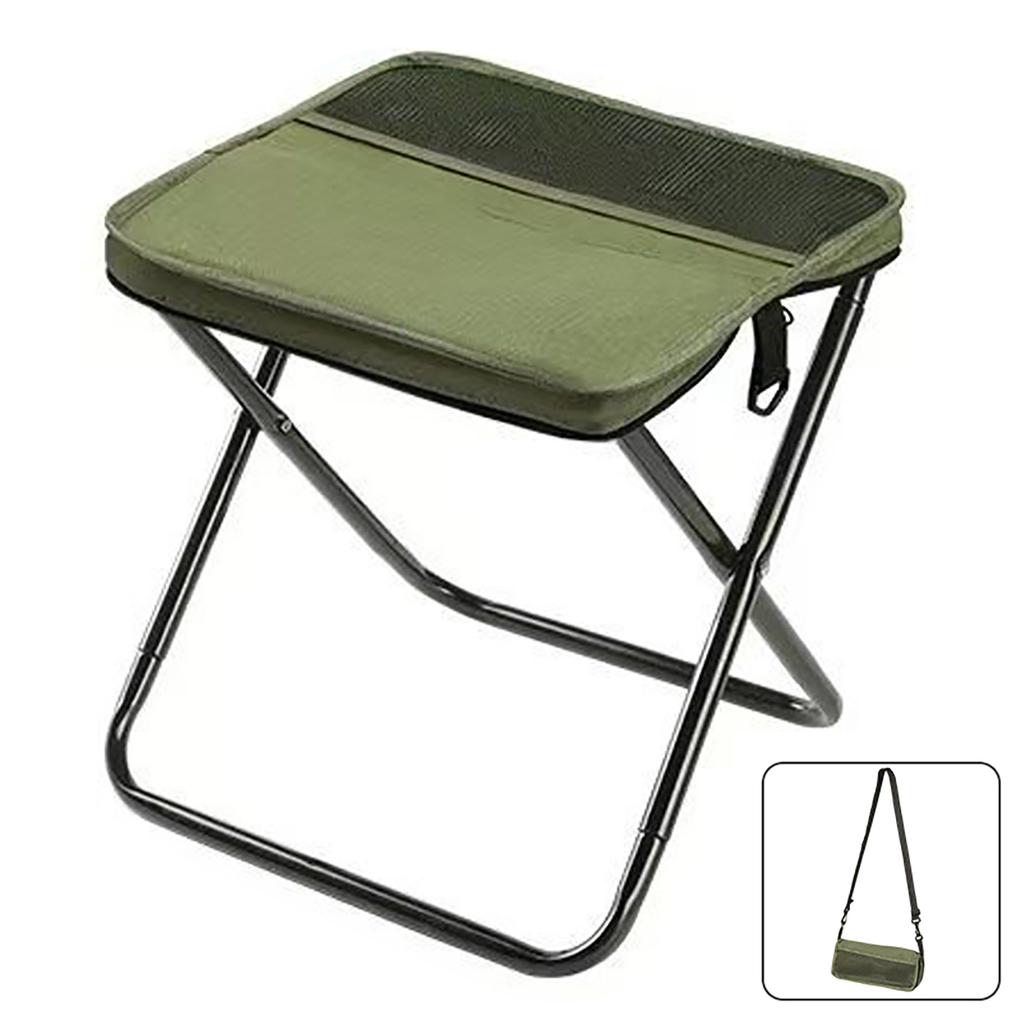 Portable Mini Folding Backpack Stool Outdoor Adjustable Chair with Carry Bag Lightweight Camping Hiking Folding Fishing Stools