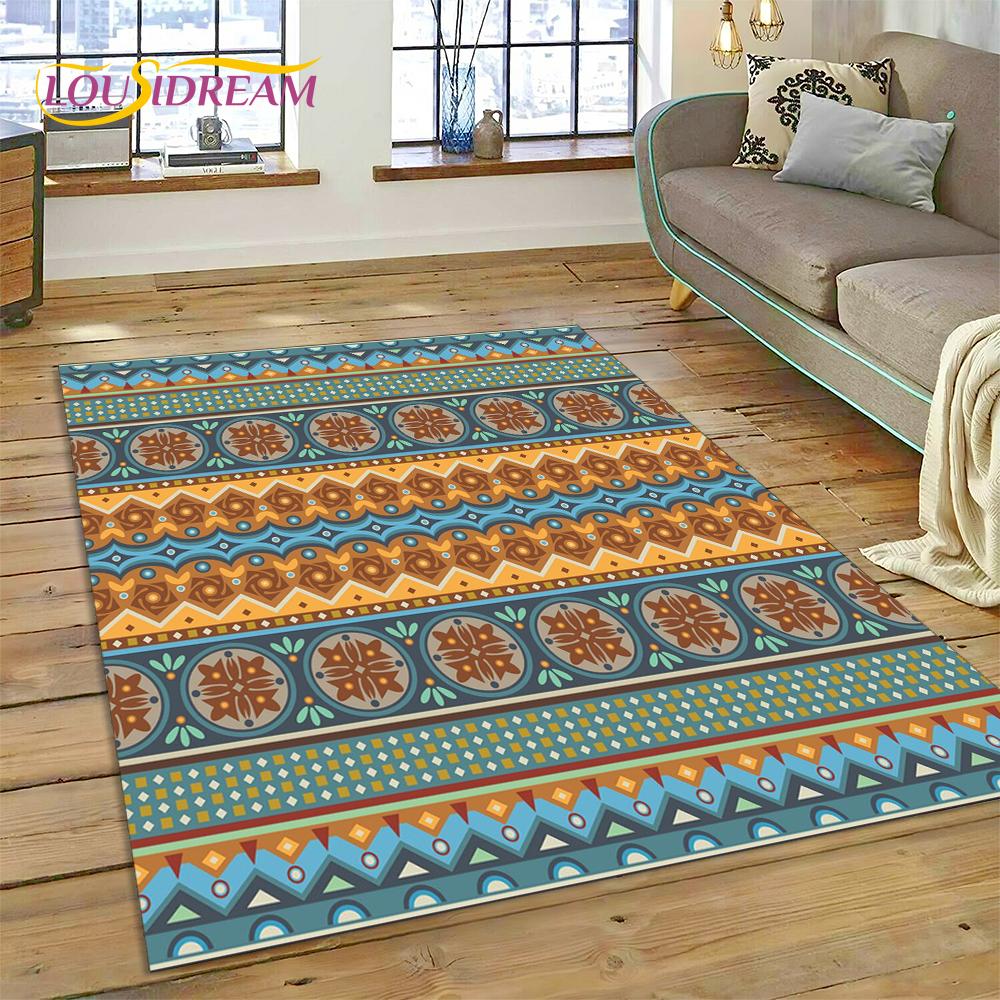 Bohemia Nordic Celts Turkish Series Carpet Rug for Home Living Room Bedroom Sofa Doormat Decor,kid Area Rug Non-slip Floor Mat