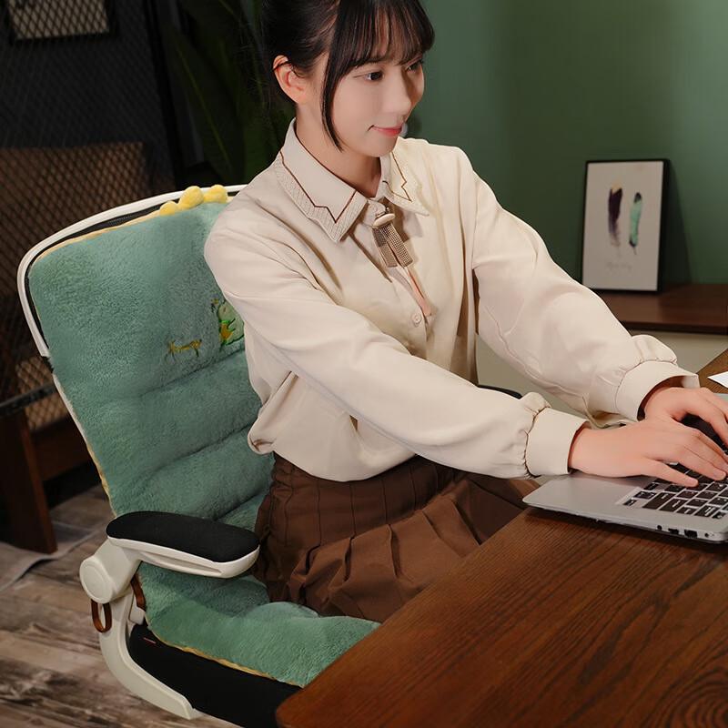 Cartoon Winter Heated Plush Seat Cushion