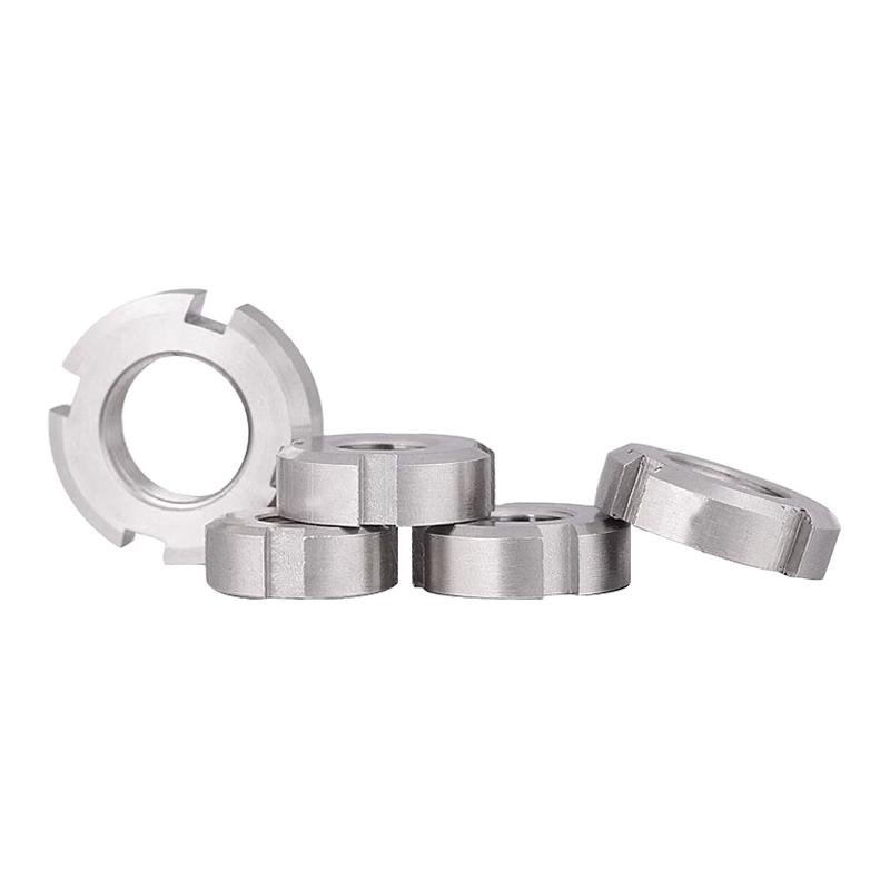 Stainless Steel 304 GB812 Slotted Round Cap Nut Fine Thread Locknut