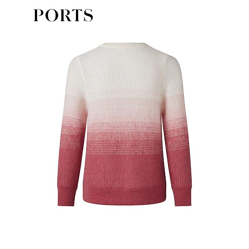 PORTS Women's Color-Block Round Neck Sweater