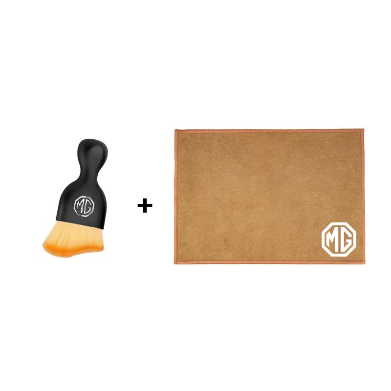 Car Suede Towel Rag Cleaning Soft Brush Cleaner Tools For Morris Garages MG ZS 5 7 6 Cyberster MG4 EV ES5 HS ONE GT GS MG3 EZS