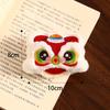 Upgraded Gold Embroidery Lion Dance Lucky Bag Pendant Set