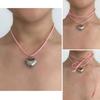 Small Heart Choker Pendant Necklaces Love Pendant Choker for Women Jewelry Gift