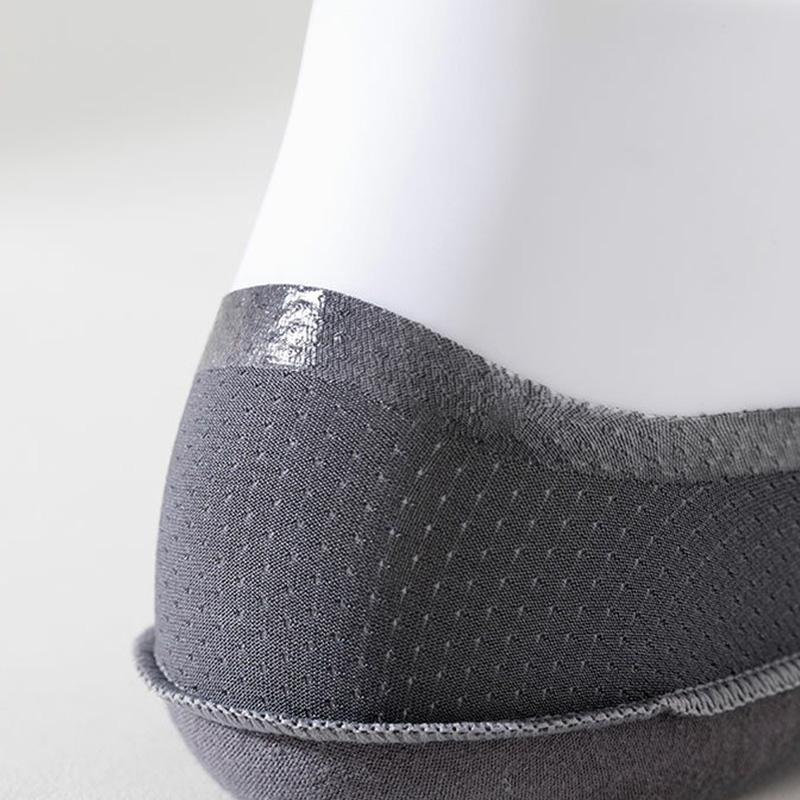 1Pair Short Sock Non Slip Espadrilles Breathable Boat Socks Odor Proof Silicone Casual Style Cotton Thin Men's Fashion
