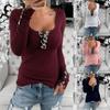 Kvinners O-hals Leopard Print Casual Løs Vanlig Topp