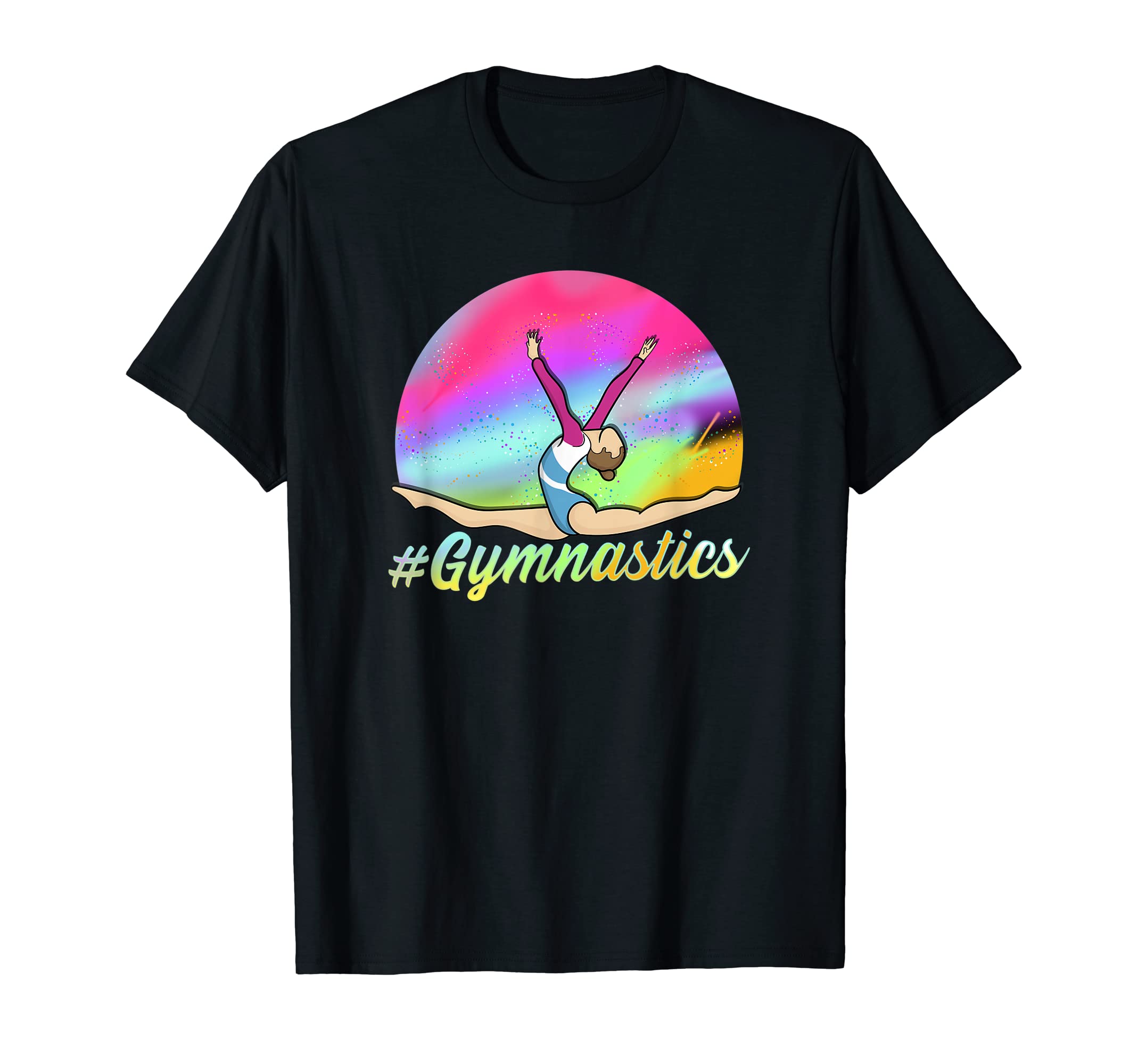 

Gymnastics Birthday Tumble Beam Split Coach Girl Gymnast T-Shirt