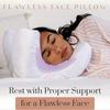 Butterfly Shape Cotton Memory Foam Pillow For Comfortable Sleep And Makeup Protection For Adults