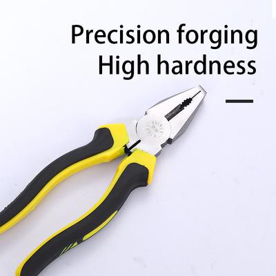5 Types of Pliers,Including 8-Inch Wire Pliers,6-Inch Pointed Nose Pliers, and Diagonal Pliers Suitable for Household Use