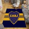 Club Atletico Boca Juniors2 Flannel Pattern Square Carpet,Area Rug,Carpet Rug for Living Room Bedroom Sofa Playroom Decor,Non-slip Floor Mat