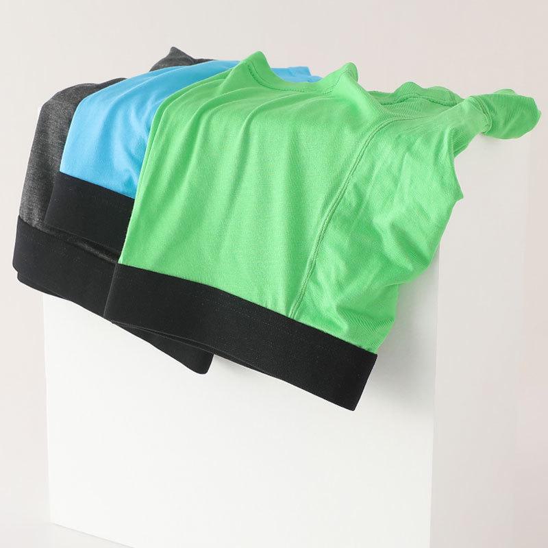 

Мужские трусы-боксеры из модала плотностью 50 фунтов — дышащие, двухслойные, однотонные, простой трикотажный дизайн для взрослых XXXL чёрный