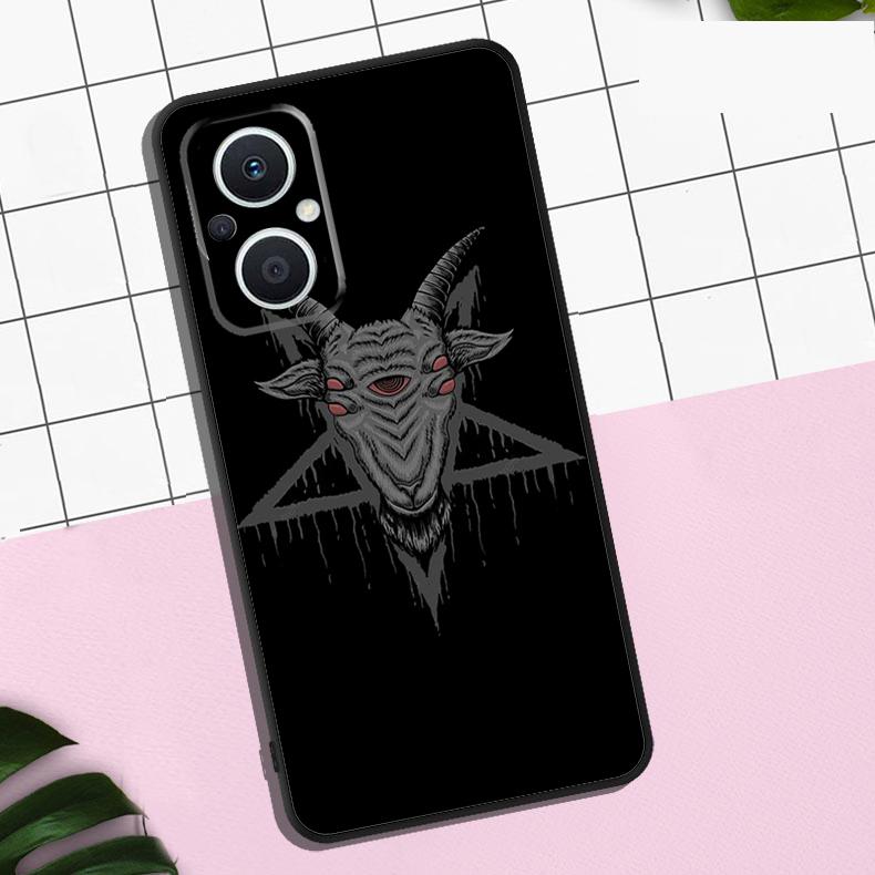 Devil Satan Case For OPPO Reno 7 8 10 11 12 13 Pro 13F 12F 11F 8T OPPO Find X8 Pro X6 X3 X5 Lite Cover