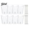 Mini Planters for Alocasia Corms Self Watering Plant Pots Indoor Plants Small with Water Level Indicator Clear Flower Windowsill Inner Cup Drainage