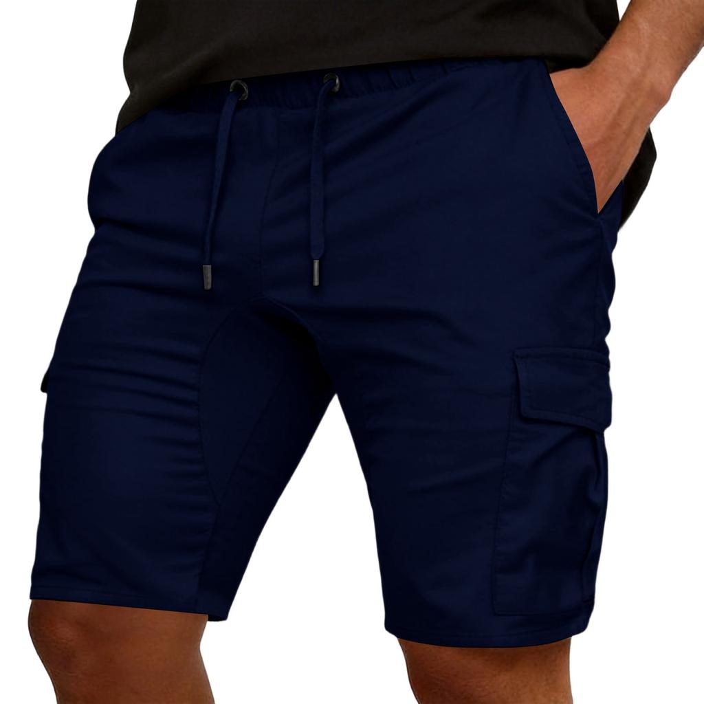 Men's Casual And Fashionable Five-inch Length Shorts - Men's Drawstring Breathable Sports Work Pants