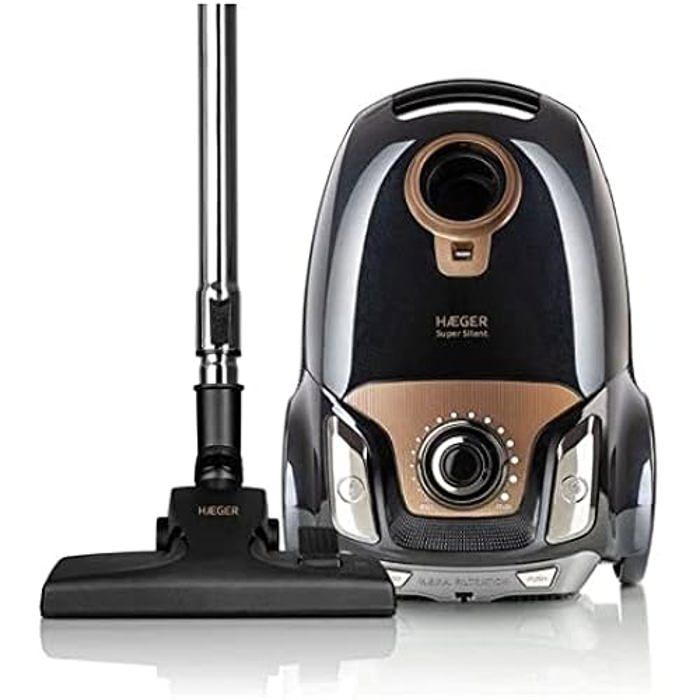 HAEGER Super Silent 750W Cylinder Vacuum Cleaner - Bagless - Dry - 2 Litres - Water Filter / Bag - 80 dB