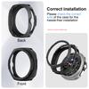 PC Case+Protective ring For Samsung galaxy watch 8 classic 46mm Accessories Hollow Bumper shell For galaxy watch 8 classic cover